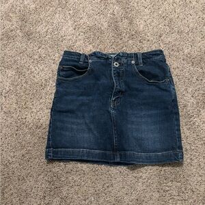 We the free Dark Blue Denim Skirt